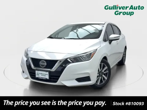 White 2020 Nissan Versa 1.6 SV for sale in Plano, TX