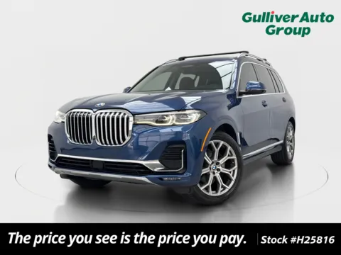 Blue 2021 BMW X7 xDrive40i for sale in Plano, TX