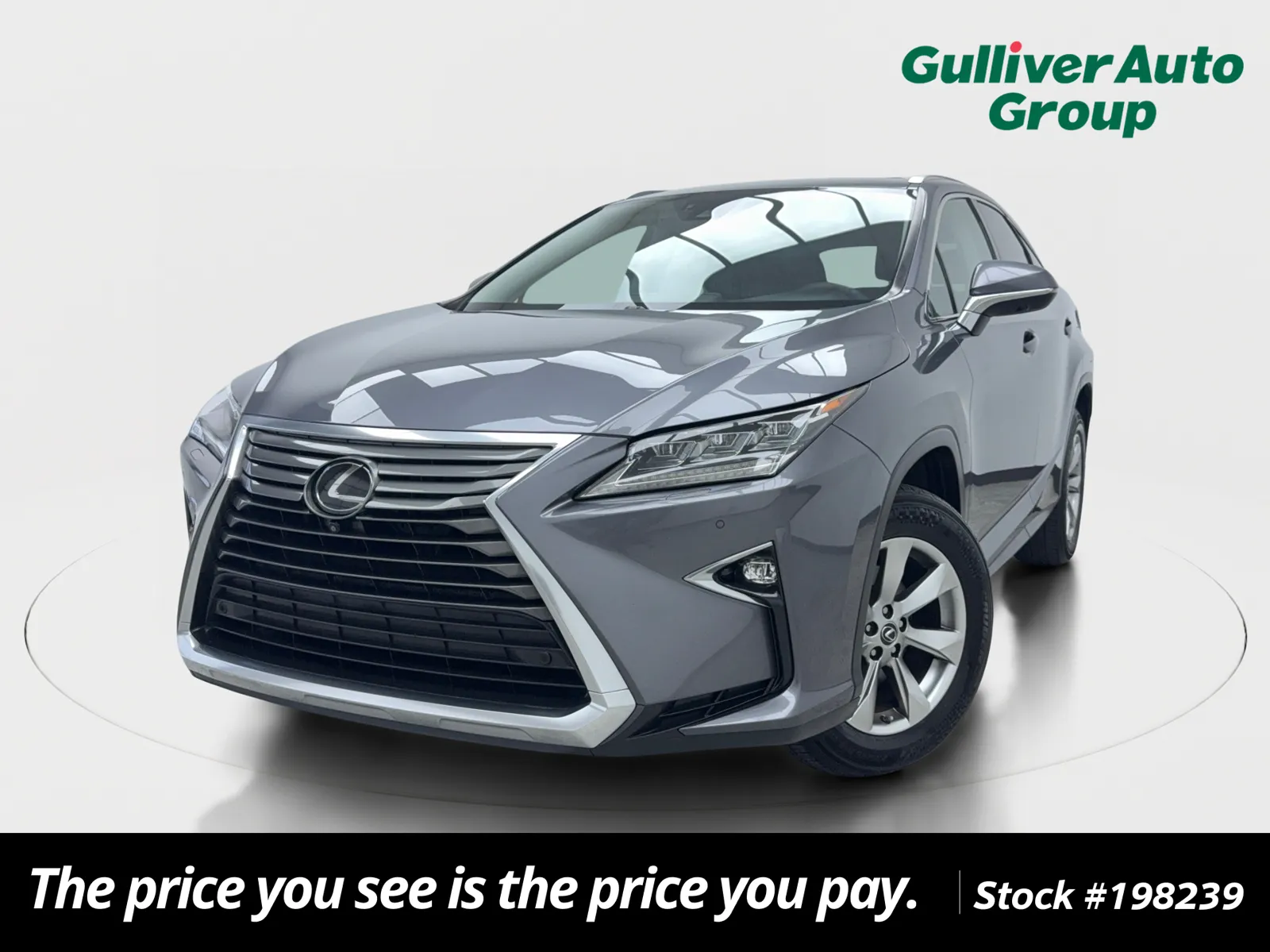 Gray 2019 Lexus RX 350 for sale in Plano, TX