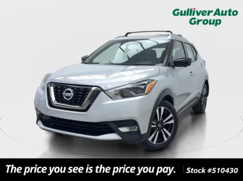 Silver 2019 Nissan Kicks SR for sale in Plano, TX