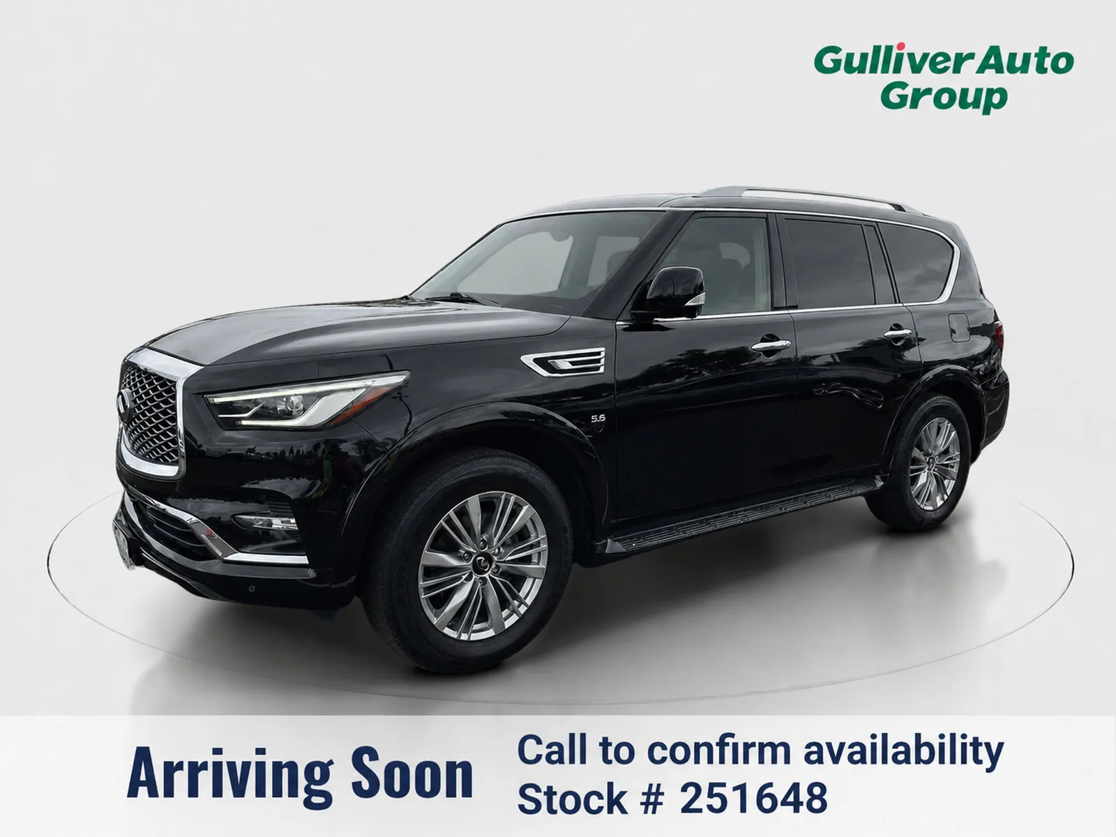 Black 2020 INFINITI QX80 LUXE for sale in Plano, TX
