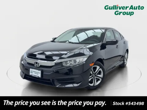 Black 2018 Honda Civic LX for sale in Plano, TX