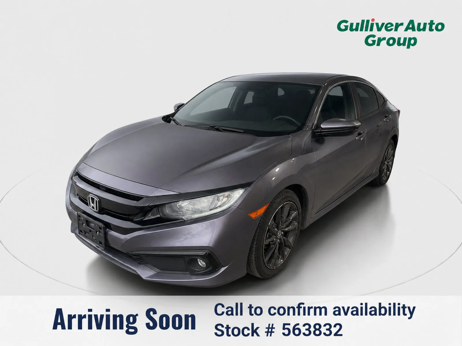 Gray 2019 Honda Civic Sport for sale in Plano, TX