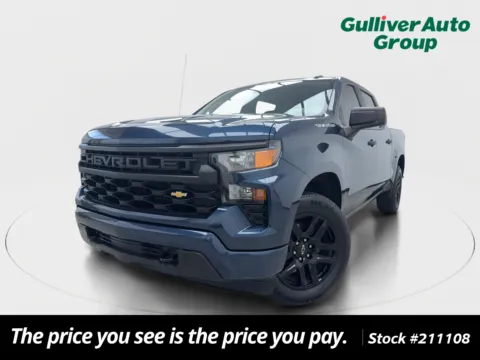 Blue 2023 Chevrolet Silverado 1500 Custom for sale in Plano, TX