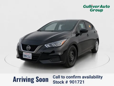 Black 2020 Nissan Versa 1.6 S for sale in Plano, TX