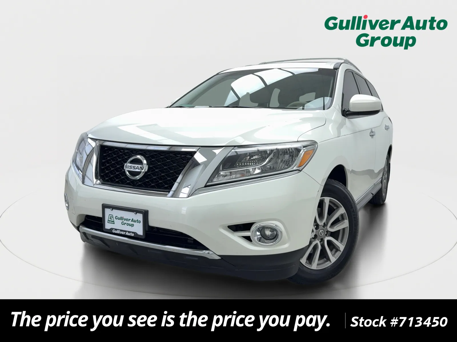 White 2014 Nissan Pathfinder SL for sale in Plano, TX