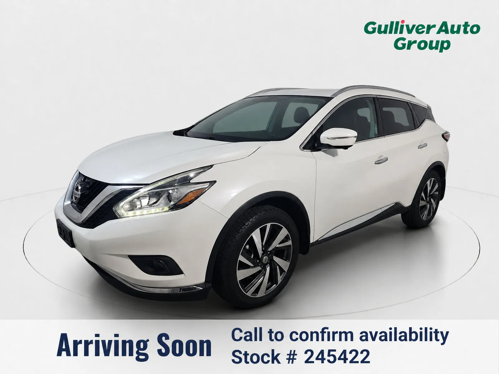White 2015 Nissan Murano Platinum for sale in Plano, TX