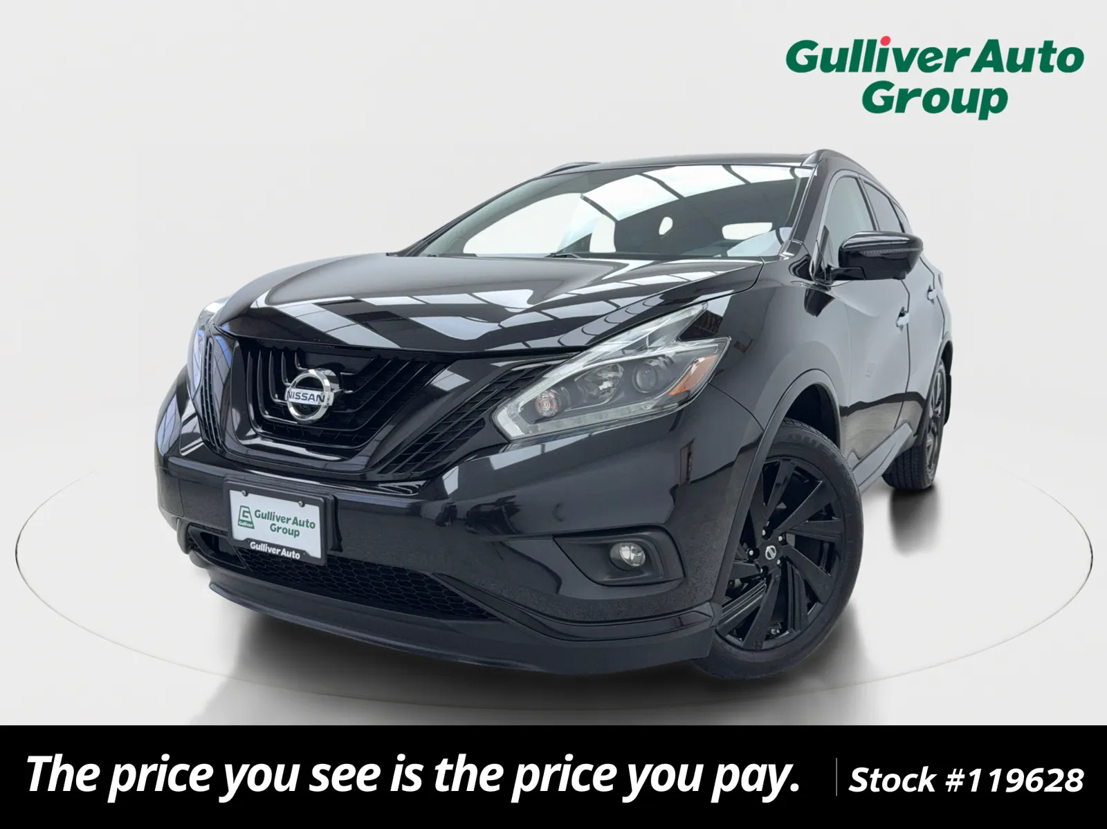 Black 2018 Nissan Murano SL for sale in Plano, TX