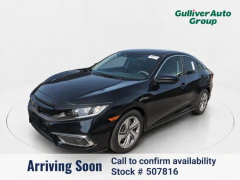 Black 2019 Honda Civic LX for sale in Plano, TX