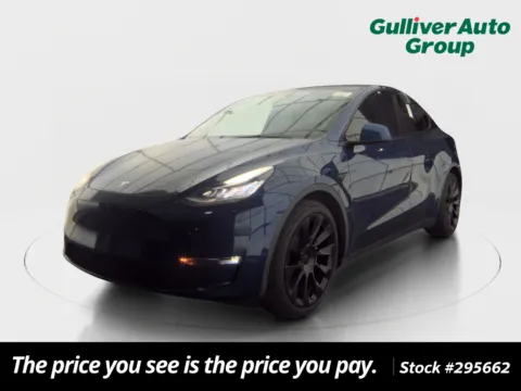 Blue 2021 Tesla Model Y Long Range for sale in Plano, TX