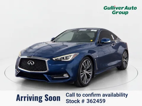 Blue 2017 INFINITI Q60 3.0t Premium for sale in Plano, TX