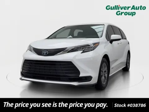Photos of 2021 Toyota Sienna LE for sale in Plano, TX at Gulliver Auto Group