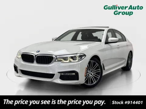 White 2017 BMW 5 Series 540i for sale in Plano, TX