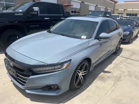 Gray 2021 Honda Accord Touring 2.0T for sale in Plano, TX