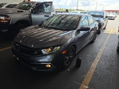 Gray 2019 Honda Civic EX-L for sale in Plano, TX