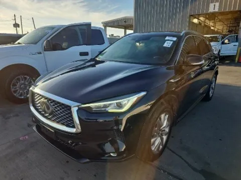 Black 2021 INFINITI QX50 ESSENTIAL for sale in Plano, TX