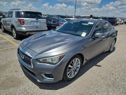 Gray 2018 INFINITI Q50 3.0t LUXE for sale in Plano, TX