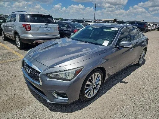 Gray 2018 INFINITI Q50 3.0t LUXE for sale in Plano, TX