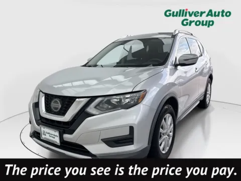 Silver 2018 Nissan Rogue SV for sale in Plano, TX