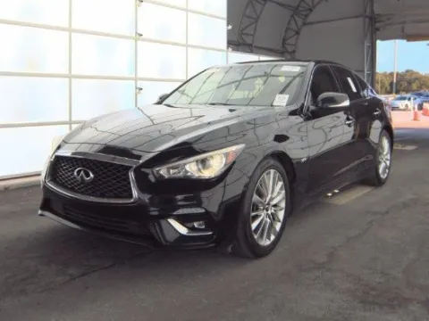 Black 2020 INFINITI Q50 3.0t LUXE for sale in Plano, TX
