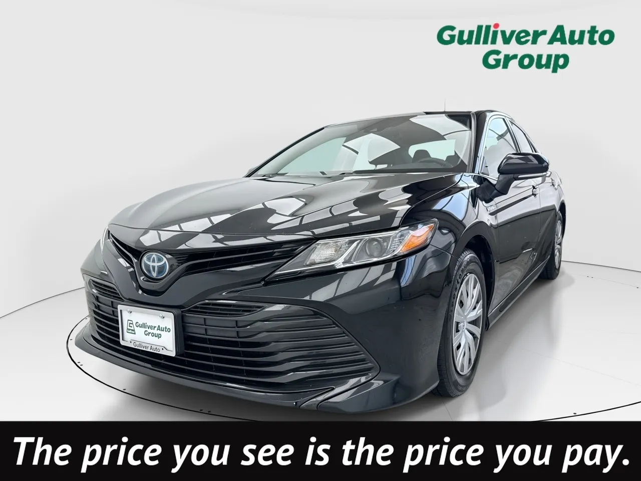 Black 2020 Toyota Camry Hybrid LE for sale in Plano, TX