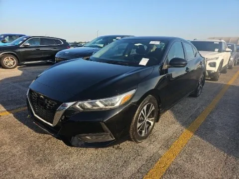 Black 2021 Nissan Sentra SV for sale in Plano, TX
