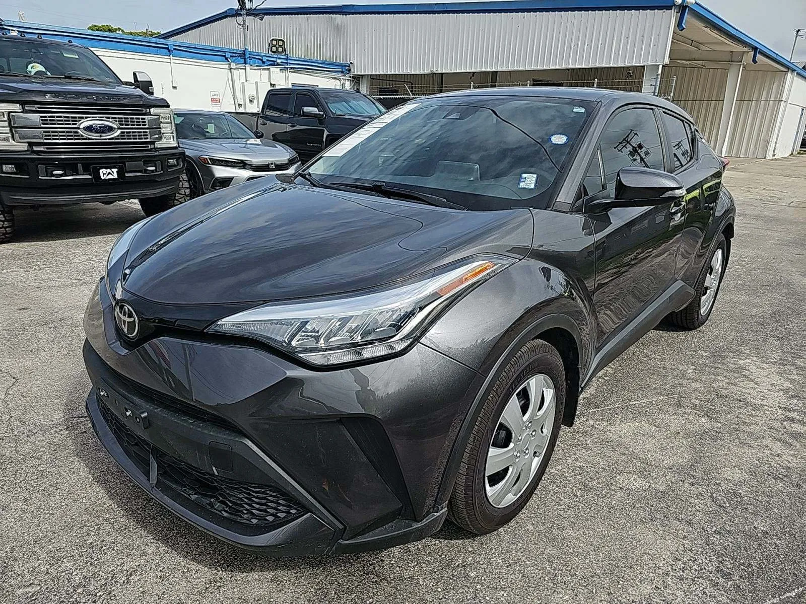 Gray 2021 Toyota C-HR LE for sale in Plano, TX
