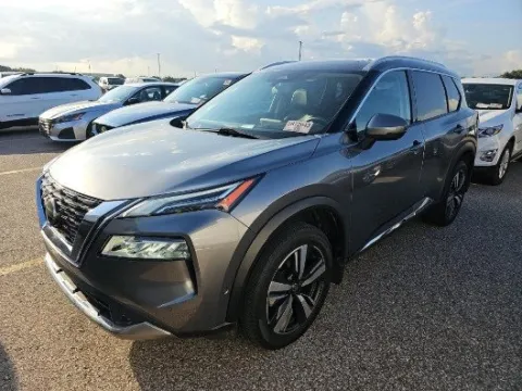 Gray 2021 Nissan Rogue Platinum for sale in Plano, TX