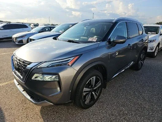 Gray 2021 Nissan Rogue Platinum for sale in Plano, TX