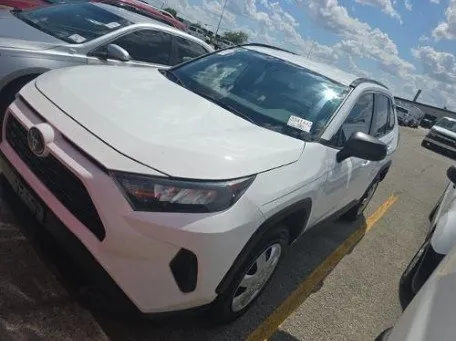White 2020 Toyota RAV4 LE for sale in Plano, TX