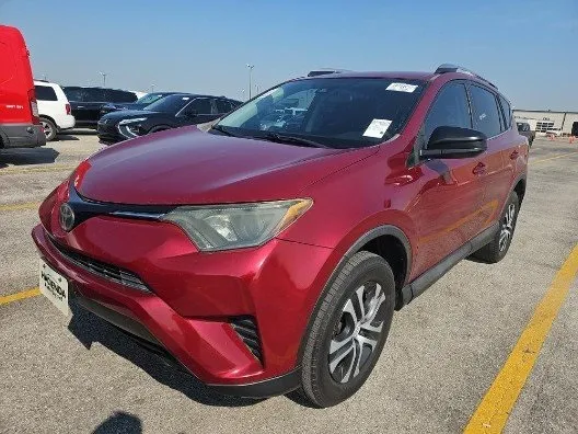 Red 2018 Toyota RAV4 LE for sale in Plano, TX