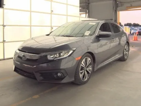 Gray 2017 Honda Civic EX-T for sale in Plano, TX