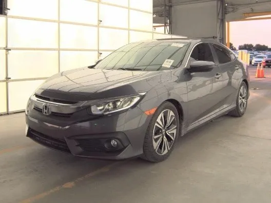 Gray 2017 Honda Civic EX-T for sale in Plano, TX