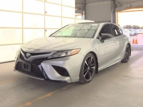 Silver 2019 Toyota Camry XSE V6 for sale in Plano, TX