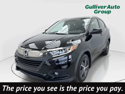 Black 2022 Honda HR-V EX-L for sale in Plano, TX