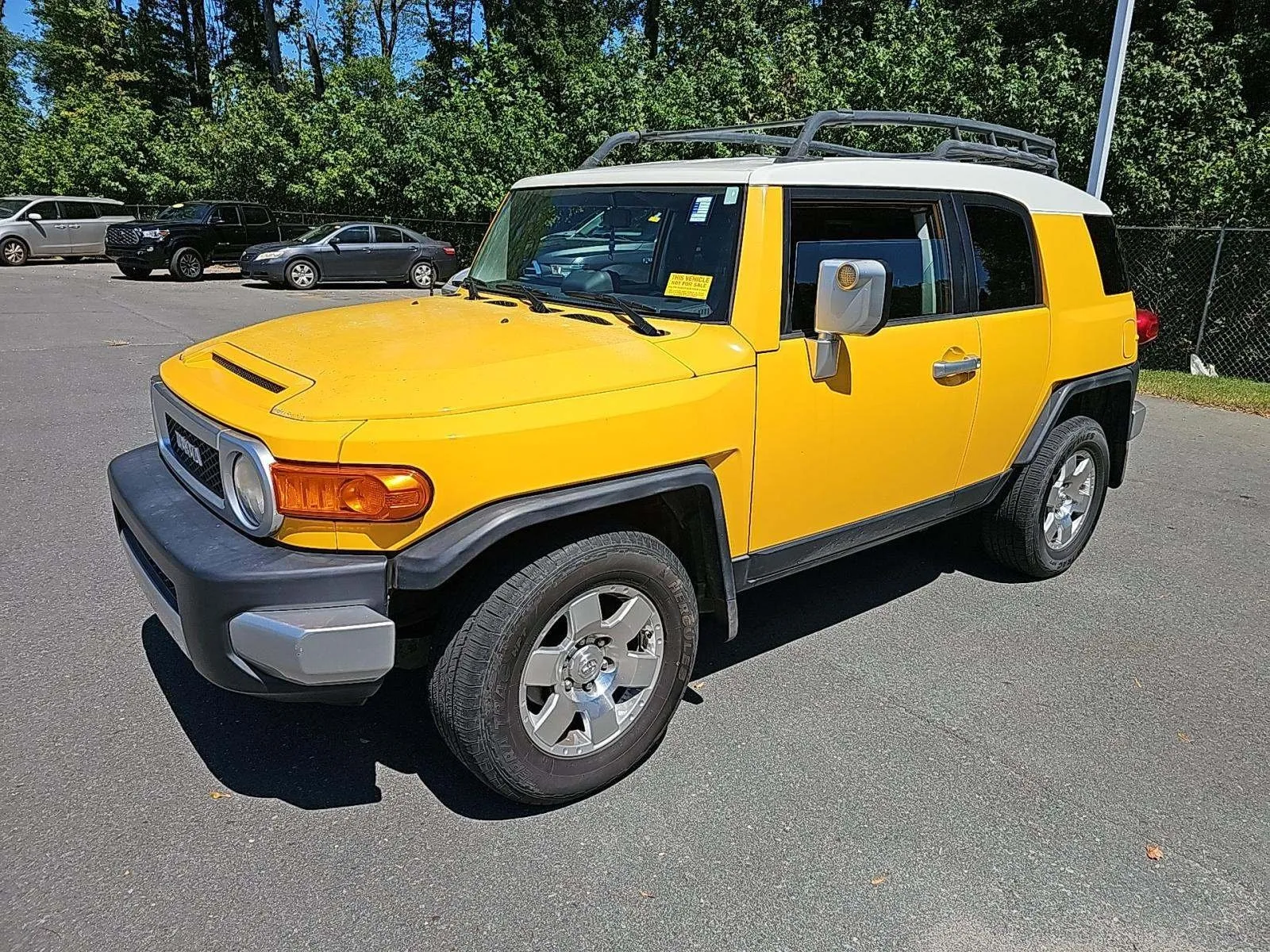 Yellow 2008 Toyota FJ Cruiser for sale in Plano, TX
