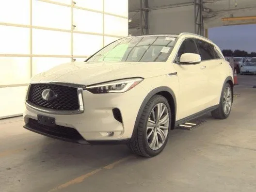 White 2021 INFINITI QX50 Sensory for sale in Plano, TX