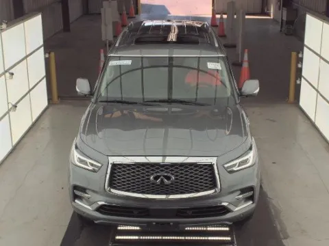 Gray 2020 INFINITI QX80 LUXE for sale in Plano, TX