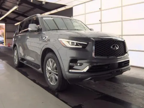 Photos of 2020 INFINITI QX80 LUXE for sale in Plano, TX at Gulliver Auto Group
