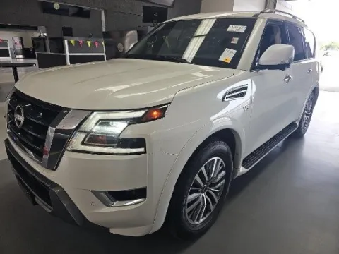 White 2021 Nissan Armada SL for sale in Plano, TX
