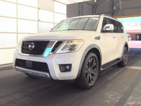 White 2018 Nissan Armada Platinum for sale in Plano, TX