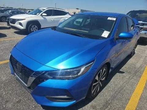 Blue 2020 Nissan Sentra SV for sale in Plano, TX