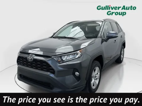 Black 2021 Toyota RAV4 XLE for sale in Plano, TX