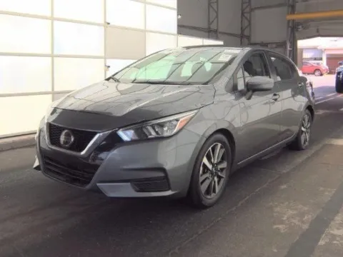 Gray 2021 Nissan Versa 1.6 SV for sale in Plano, TX
