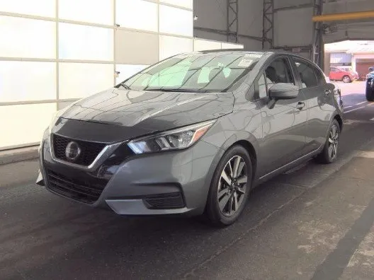 Gray 2021 Nissan Versa 1.6 SV for sale in Plano, TX