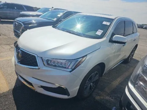 White 2018 Acura MDX 3.5L for sale in Plano, TX