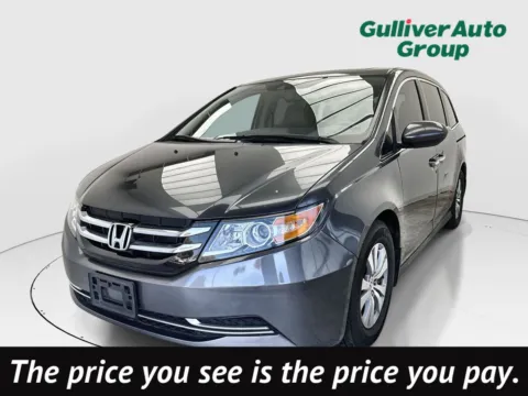 Gray 2017 Honda Odyssey EX-L for sale in Plano, TX
