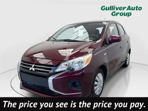 Red 2022 Mitsubishi Mirage ES for sale in Plano, TX