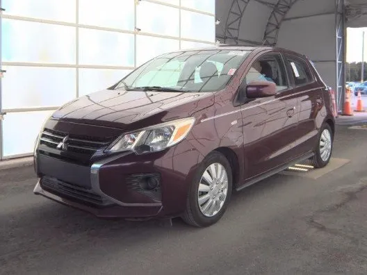 Red 2022 Mitsubishi Mirage ES for sale in Plano, TX