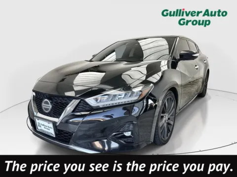 Black 2021 Nissan Maxima Platinum for sale in Plano, TX